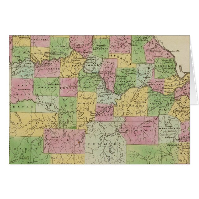 Missouri 12 hälsningskort (Framsidan Horizontal)