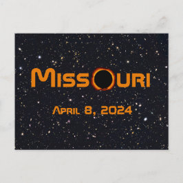 Missouri 2024 Total Solar Eclipse Vykort