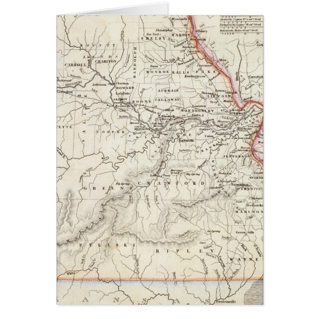 Missouri 2 hälsningskort (Framsidan)