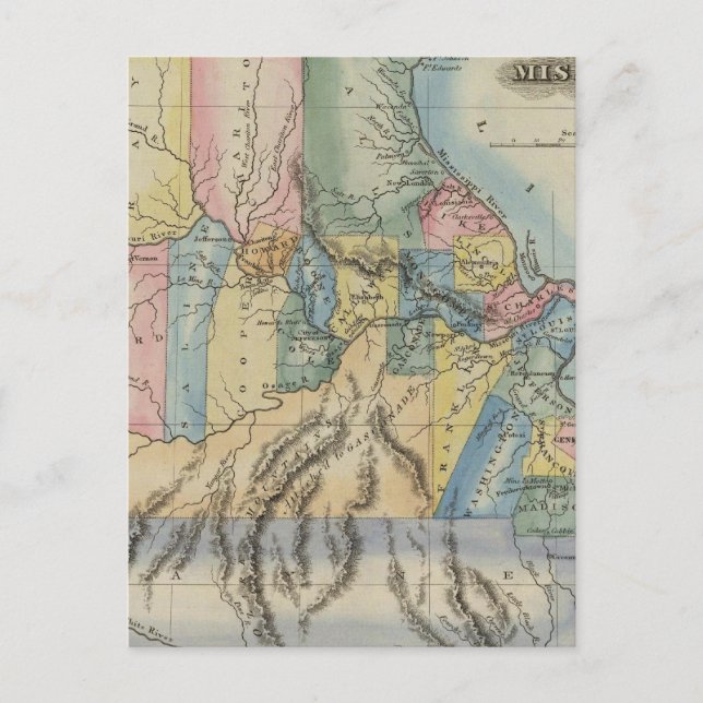 Missouri 3 vykort (Framsida)