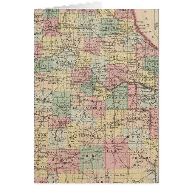Missouri 4 hälsningskort (Framsidan)