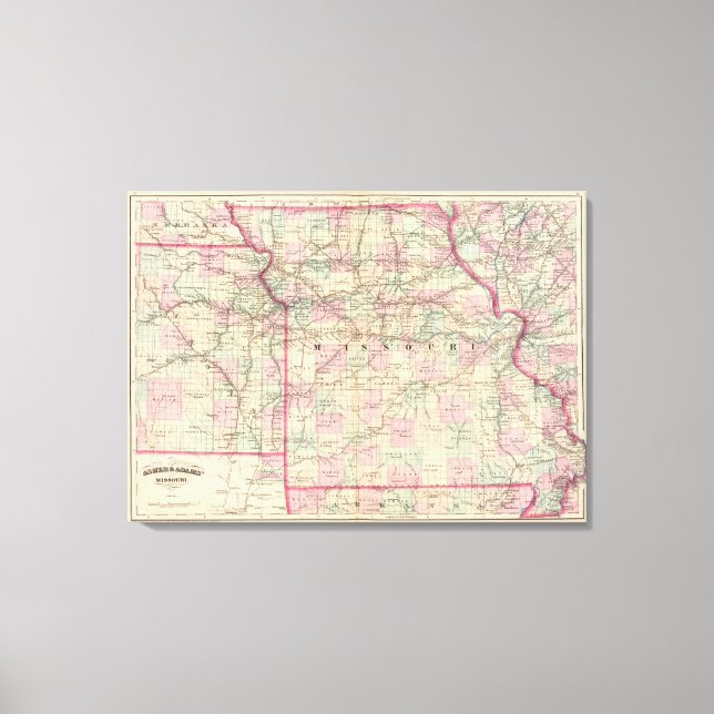 Missouri 5 canvastryck (Framsida)