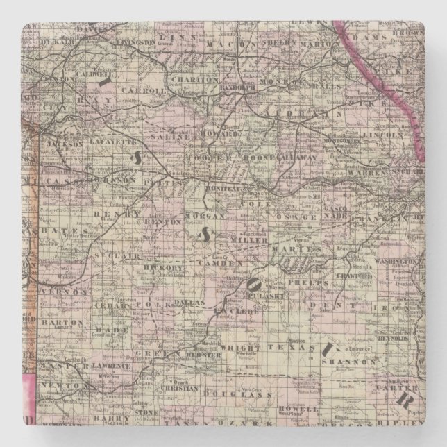 Missouri 7 underlägg sten (Framsidan)