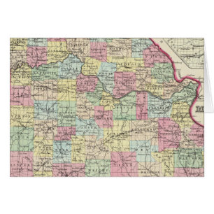 Missouri 8 hälsningskort