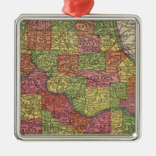 Missouri 8 julgransprydnad metall