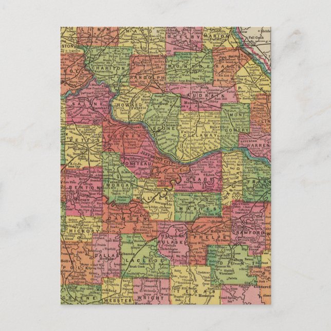 Missouri 8 vykort (Framsida)