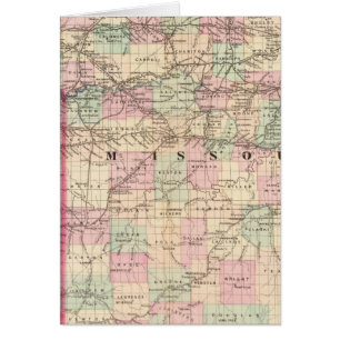 Missouri 9 hälsningskort
