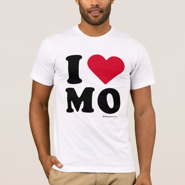 MISSOURI - "ÄLSKAR JAG MO," "SOM JAG ÄLSKAR T-SHIRT (Framsida)