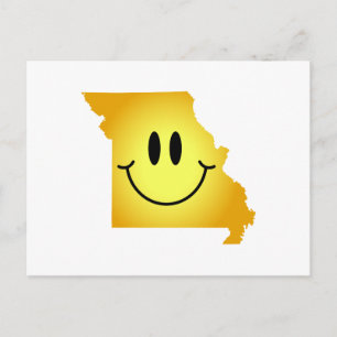 Missouri Ansikte Vykort