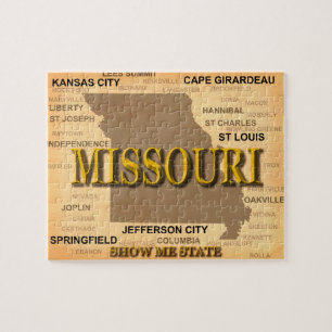 Missouri Antique Karta Pussel