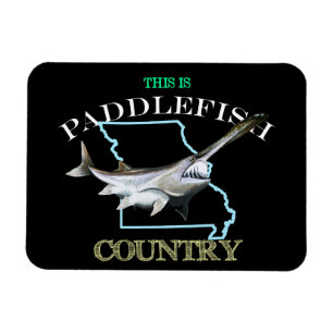 Missouri är Paddlefish Land Magnet