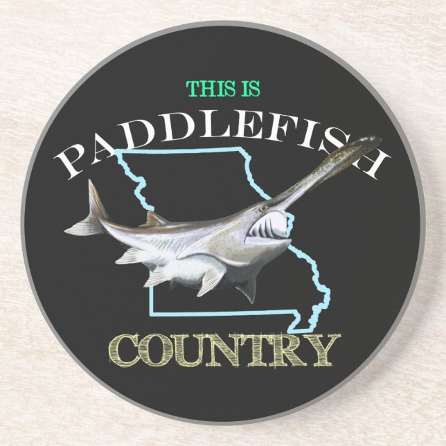 Missouri är Paddlefish Land Underlägg (Framsidan)
