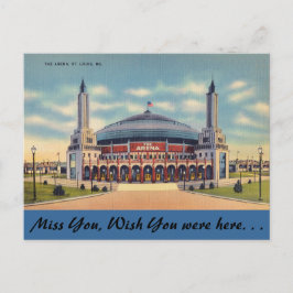 Missouri, Arena, St. Louis Vykort