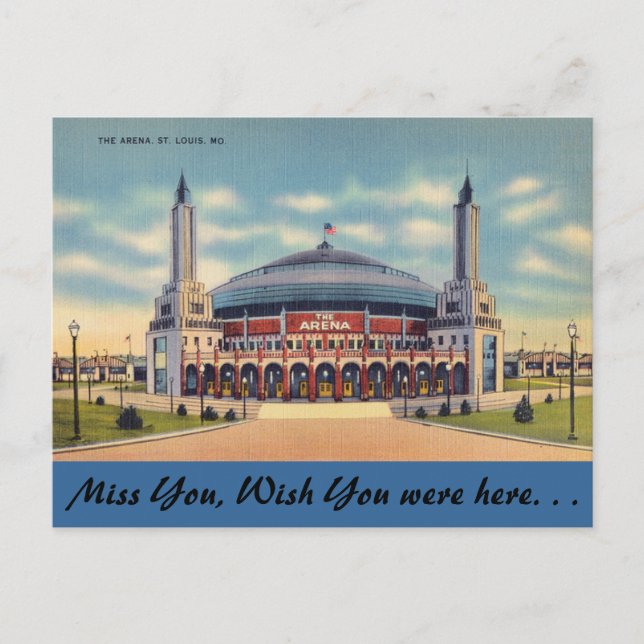 Missouri, Arena, St. Louis Vykort (Framsida)
