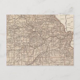 Missouri Atlas Karta Vykort