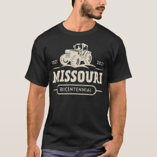 Missouri Bicentennial 200-årsfirman Farmer T Shirt