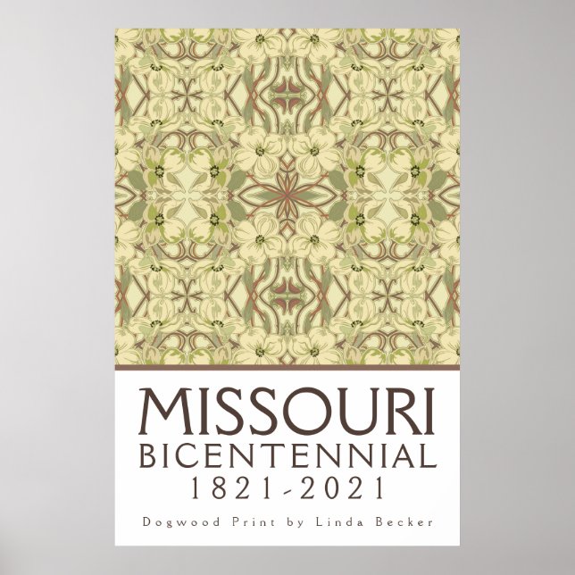 Missouri Bicentennial Dogwood Poster (Framsidan)