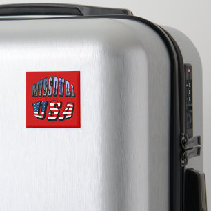 Missouri Bild och USA Text Magnet