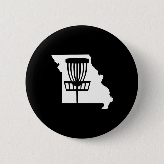 Missouri Disk Golf State med Basket Graphic Knapp (Framsida)