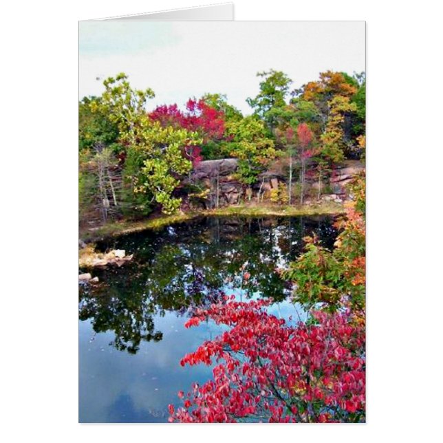 Missouri Fall Photograph Hälsningskort (Framsidan)