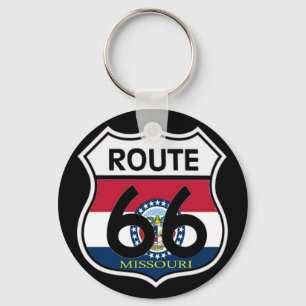 Missouri Flagga 66 Shield Nyckelring