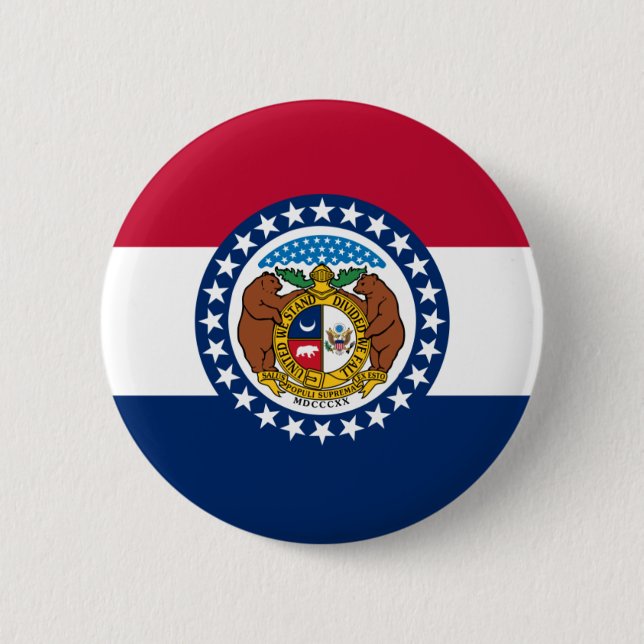 Missouri Flagga Button Knapp (Framsida)