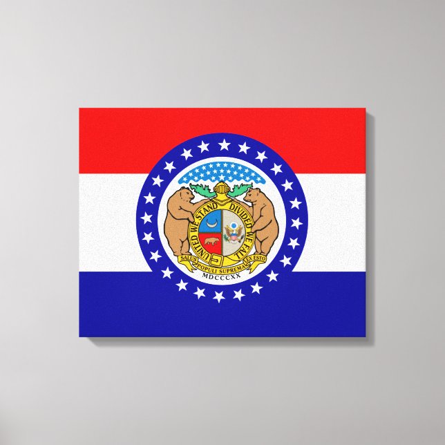 Missouri flagga canvastryck (Framsida)