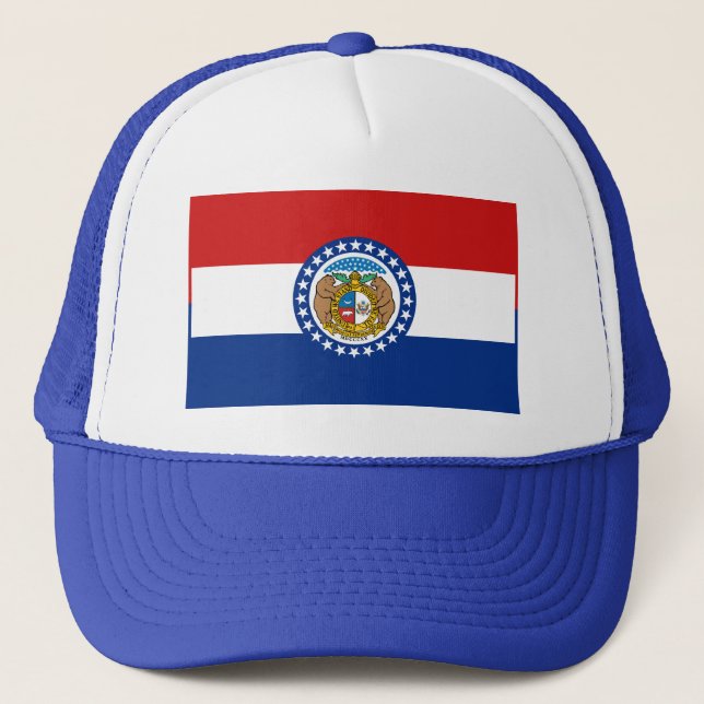 Missouri Flagga Hat Truckerkeps (Framsida)