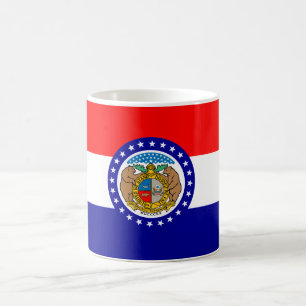 Missouri flagga kaffemugg