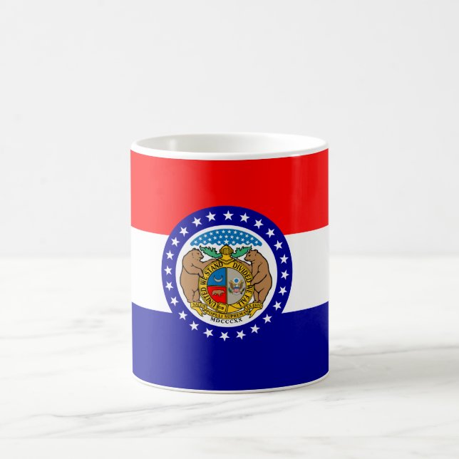 Missouri flagga kaffemugg (Center)