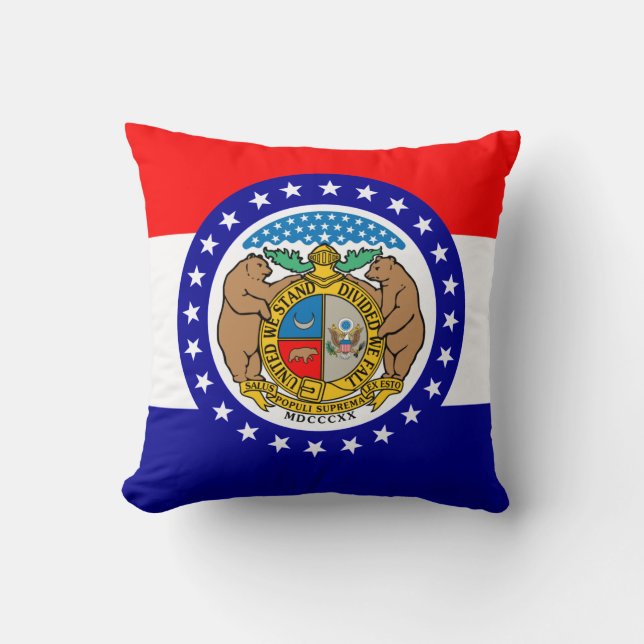 Missouri flagga kudde (Framsida)