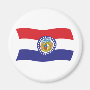 Missouri Flaggmagnet Magnet