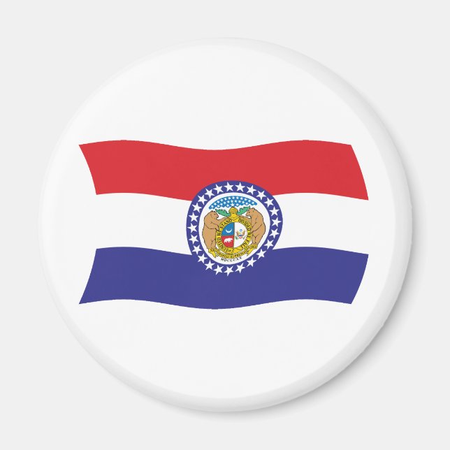 Missouri Flaggmagnet Magnet (Framsidan)