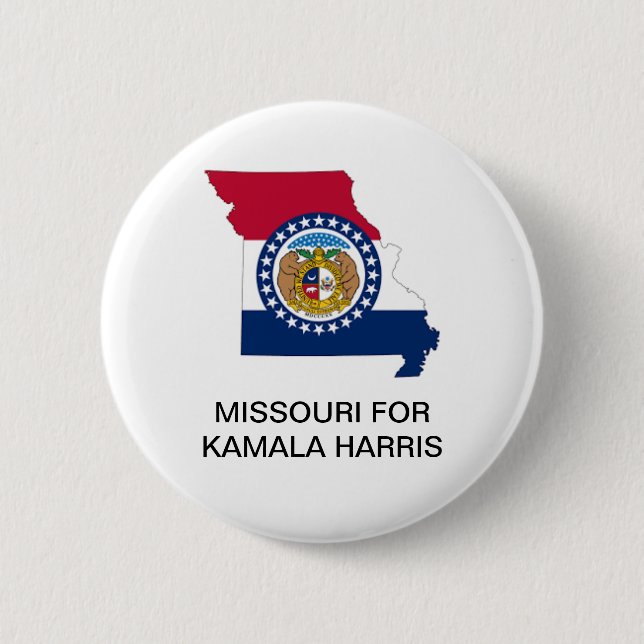 MISSOURI för Kamala Harris 2024 Button Knapp (Framsida)
