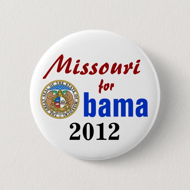 Missouri för Obama 2012 Knapp (Framsida)