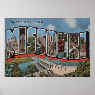 Missouri (fördämningen beskådar) - stora poster