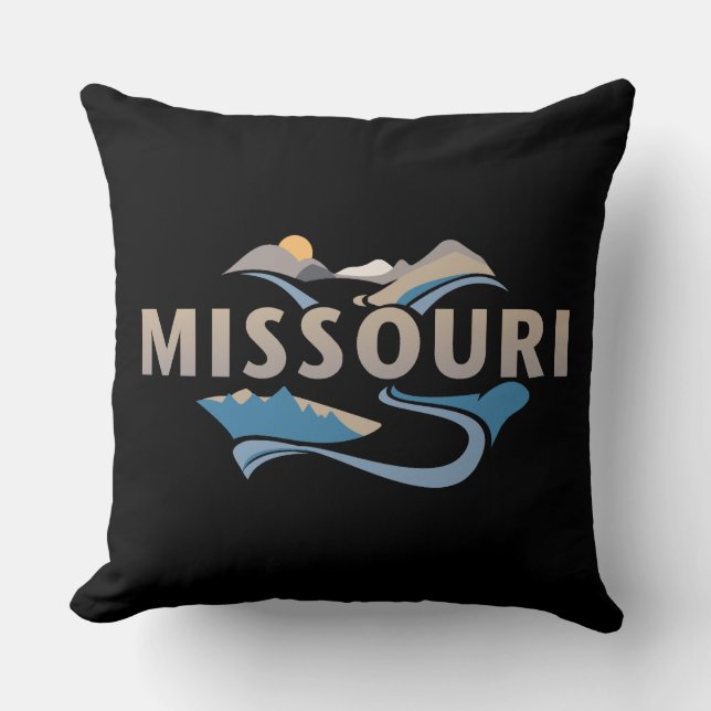 Missouri Förenta staterna Kudde (Framsida)