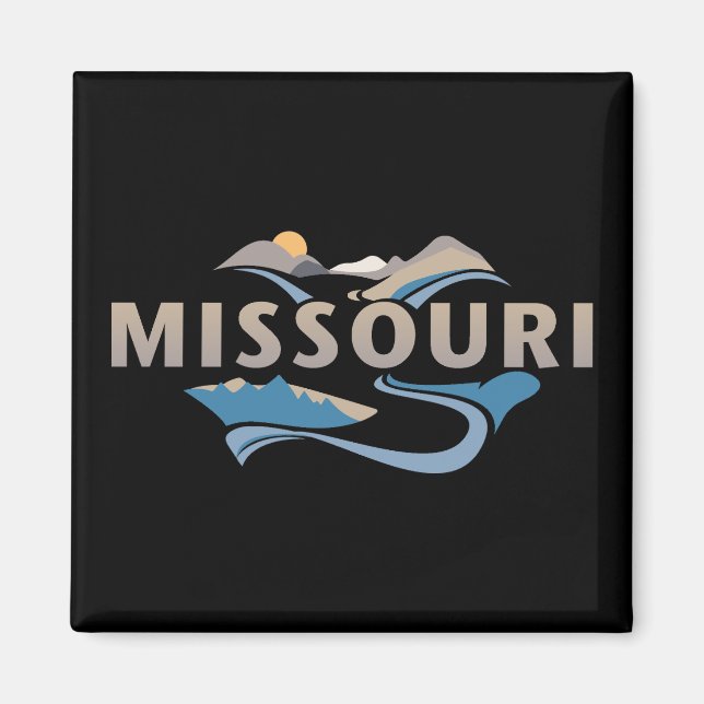 Missouri Förenta staterna Magnet (Framsidan)