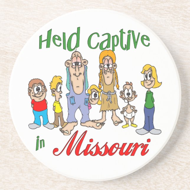 Missouri Funny Trailer Park Sandstone Underlägg Sandsten (Framsidan)