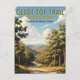 Missouri Glade Top Trail Scenia Byway Travel Vykort