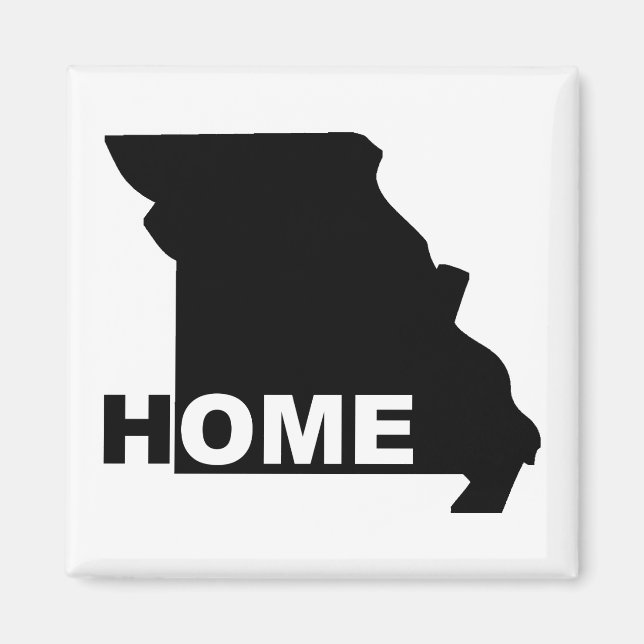 Missouri Hem Från Stat Frysmagnet Magnet (Framsidan)