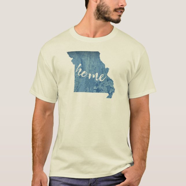 Missouri Hem Trästruktur T Shirt (Framsida)