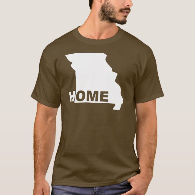 Missouri Hemifrån Bortom Stat T-Shirt Tees (Framsida)