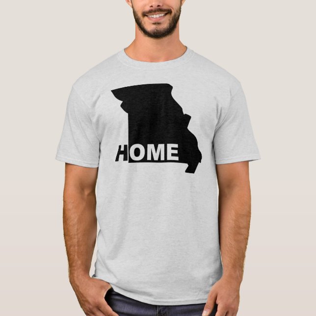 Missouri Hemmet Borta Från Stat T-Shirt Tees (Framsida)