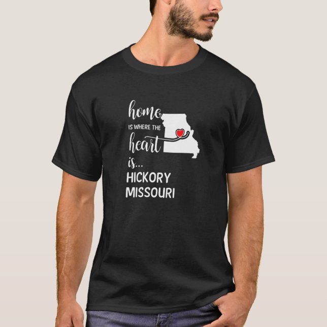 Missouri Home är där hjärtat är ett sjukt land T Shirt (Framsida)