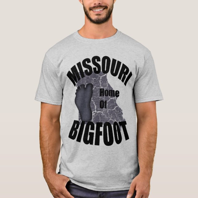 Missouri Home of Bigfoot T-shirt (Framsida)
