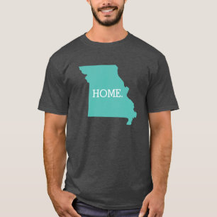 Missouri Home State Aqua Tee Shirt