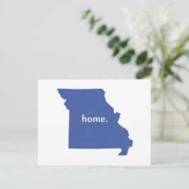Missouri Home State Blue Vykort