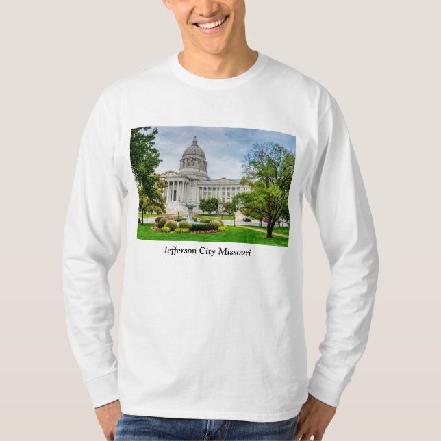 Missouri Huvudstad Långärmad T-Shirt (Framsida)