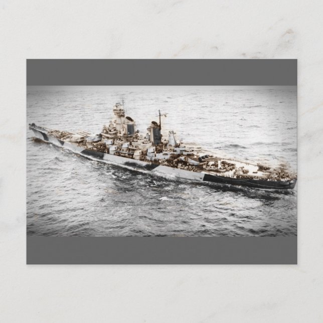 Missouri i Sea Vykort (Framsida)